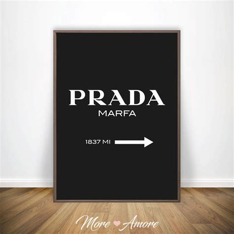 prada marfa print|Prada wall art prints.